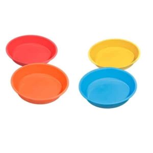 Bandeja Silicona Redonda 20 Cm Colores Variados