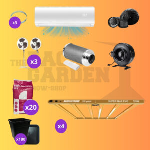 Kit de cultivo completo 4 Super Max EVO 720w