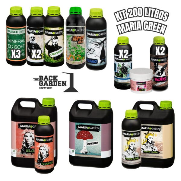kit 200 litros maria green