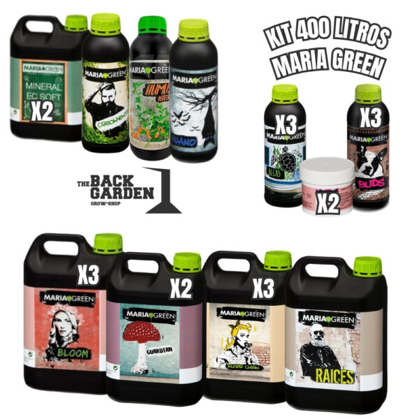 kit 400 litros maria green