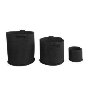 Maceta de Tela Dutch Masters Redonda Negra